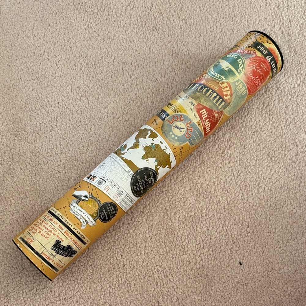 Luckies Scratch Map Travel Edition - Brand New